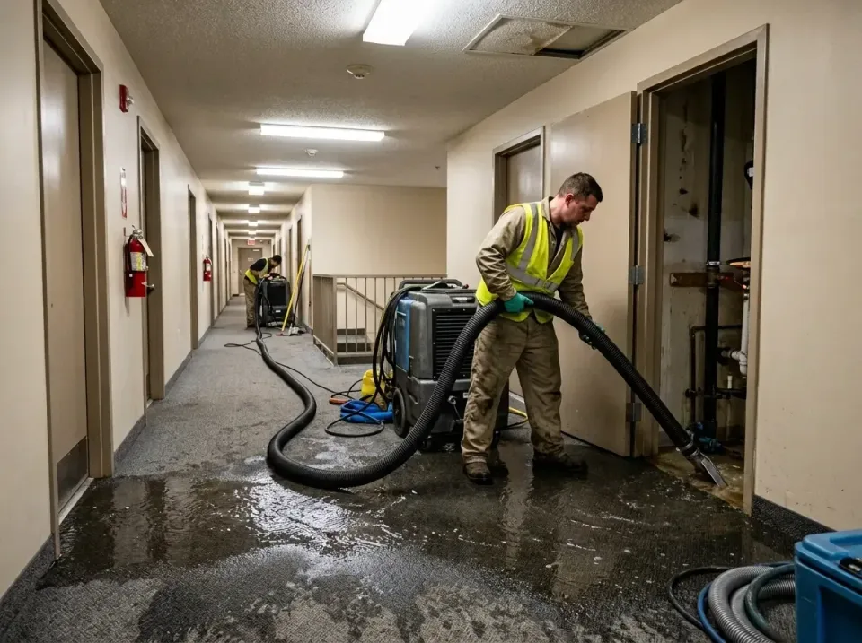 multi-unit-apartment-hallway-f-005 — frequently asked questions, Emergency Burst Pipe Water Extraction & Removal in McGuire…